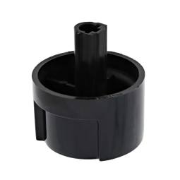 knob, grill, black