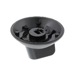 knob, thermostat, black