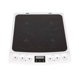 White Hob Work Top with Frame