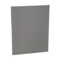 freezer door, assembly, inox, 744x595mm