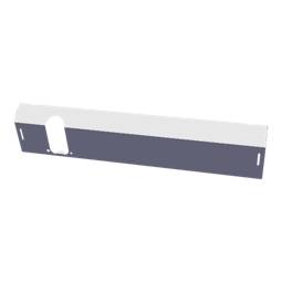 Plinth, grey, 117x597mm