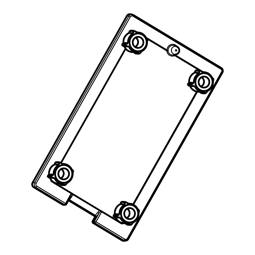 Cap,screw cover,door handle,29.8x16.8mm 7809