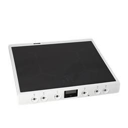 cooking top with frame, white, 696x597.8mm