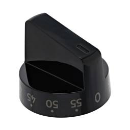 knob, timer, black, 0-55