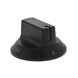 knob, thermostat, black, 0-275°C