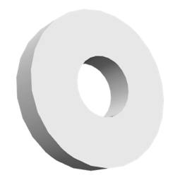 afstandshouder, afstandsstuk, gaskraan, 3mm