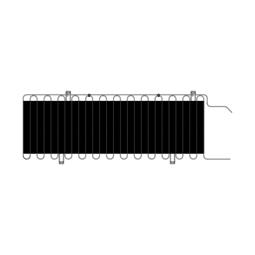 condenser, complete, 512x1300mm