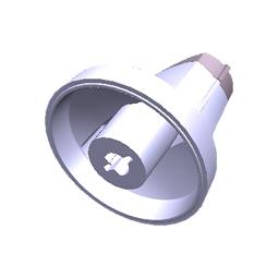 Black Gas Hob Control Knob