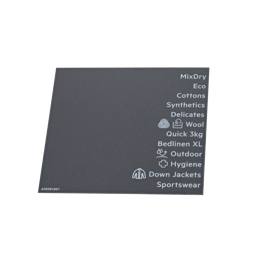 programme plate, adhesive, EN