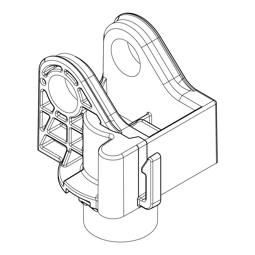 shock absorber, bracket, left,