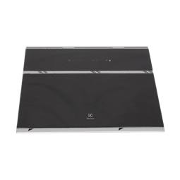 front panel,glass,black,598mmx480mm
