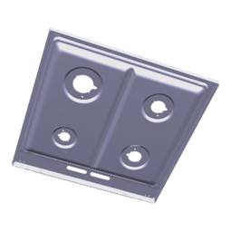 work top, black, 594x590mm