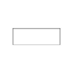 glass, with, corner support, 486,5x169mm