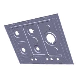 work top,inox,Electrolux,745x515mm