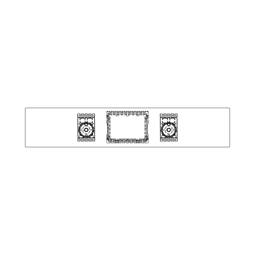 BEDIENBLENDE,SCHWARZ,60CM,LUX,
