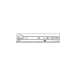 guidance rail, assembly, glass shelf, 315.5mm
