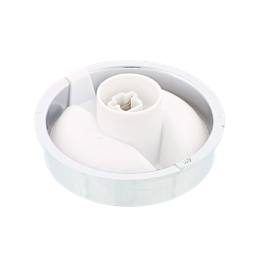 knob, assembly, white