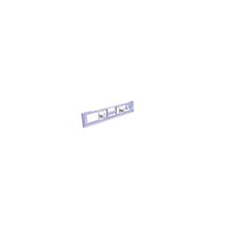 BEDIENBLENDE,INOX,60CM,HEXAGON