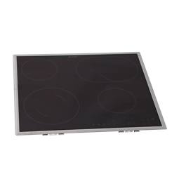 Glasplatte mit Rahmen,Inox,Juno,576x506mm