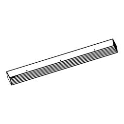 spacer, back, black, 548x65