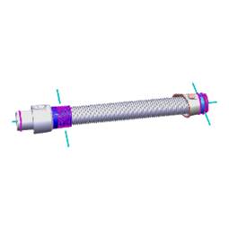 Tube,gris,1.7m