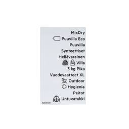 programme plate, adhesive