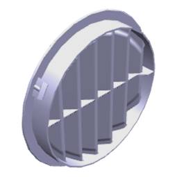 grill, exhaust duct, outer
