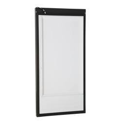 refrigerator door, assembly, black, 1206x595mm