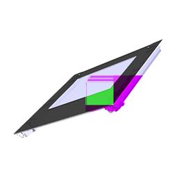 ovi, Uuni, sarja, 494x463mm,white