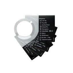 programme plate, knob, adhesive