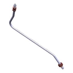 gas pipe, rear, right