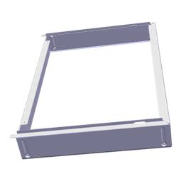 work top, white, 494x590mm