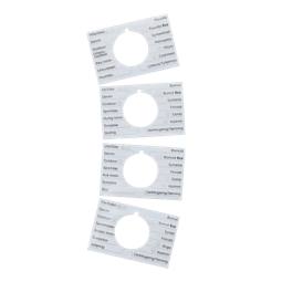 programme plate,knob,adhesive,DA,NO,FI,SV