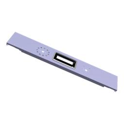 BEDIENBLENDE,INOX,60CM,LUX,2K