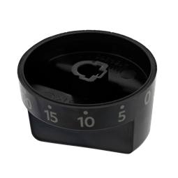 knob, timer, black, 0-55