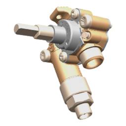 rubinetto gas,semirapido,d=0.32 G20-25mbar