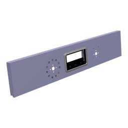 BEDIENBLENDE,INOX,60CM,LUX,2K