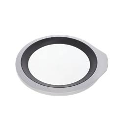 door frame, front, silver, Ø490mm