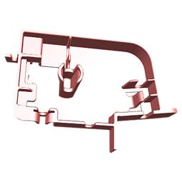hållare, evaporator, undre