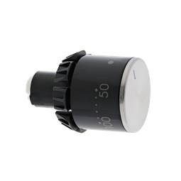 knob, thermostat, black, 0-250