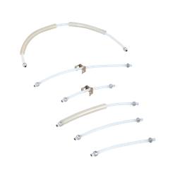 tuyau, plastique, ensemble,