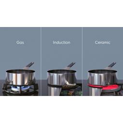 Electrolux kastrullset i tre delar
