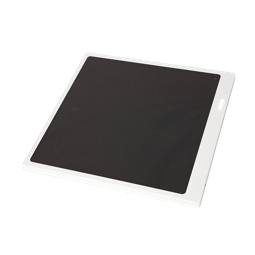 GLASPLATTE MIT RAHMEN,WEISS,59