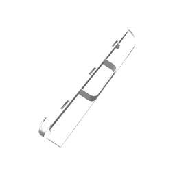guidance rail,glass panel assembly,left,7801, 298,2mm