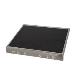 cooking top with frame, inox, 70cm