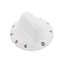 White Hob Energy Regulator Control Knob