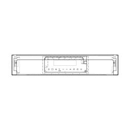 BEDIENBLENDE,INOX,60CM, OMEGA