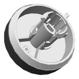 knob, programme selector, grey, WH
