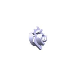 push button, white