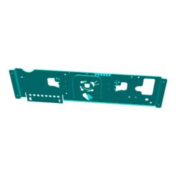 Carrier, strut, lower oven